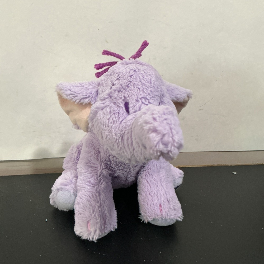 Disney Store Lumpy Heffalump Elephant Plush Winnie The Pooh Purple 15in Toy